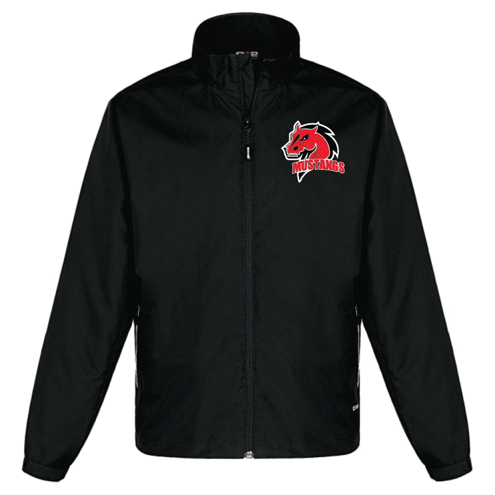 4170 Athletic Mesh Lined Track Jacket - Black