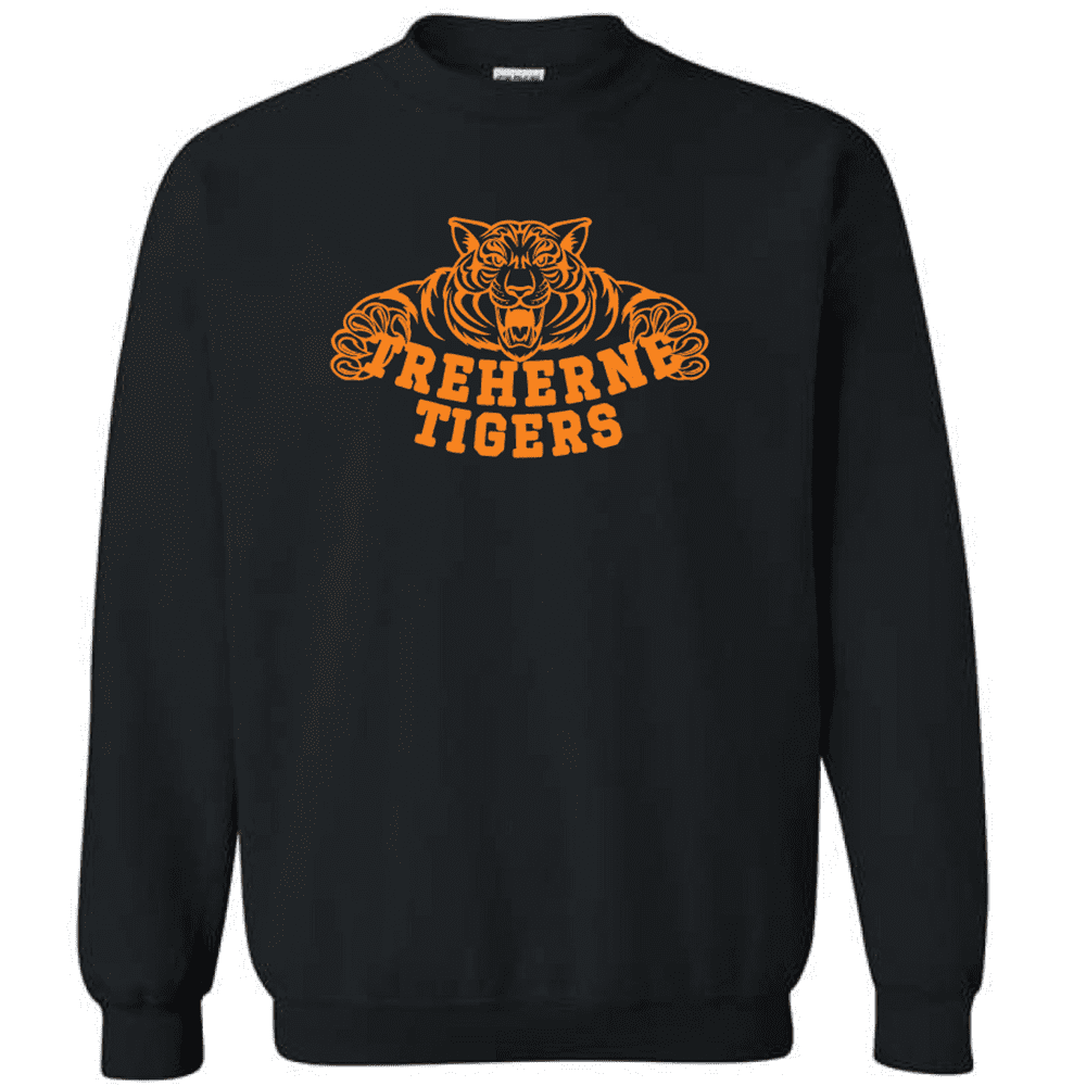 G180 Gildan Heavy Blend Fleece Crew Sweatshirt - Black