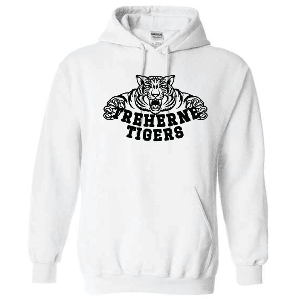 G185 Gildan Heavy Blend 8 oz., 50/50 Hooded Sweatshirt - White