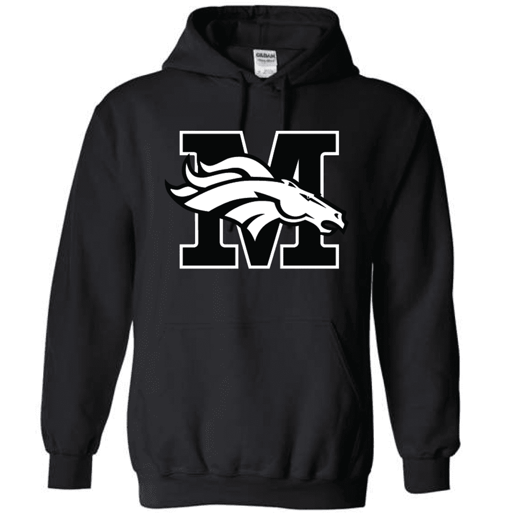 G185 Gildan Heavy Blend 8 oz., 50/50 Hooded Sweatshirt - Black