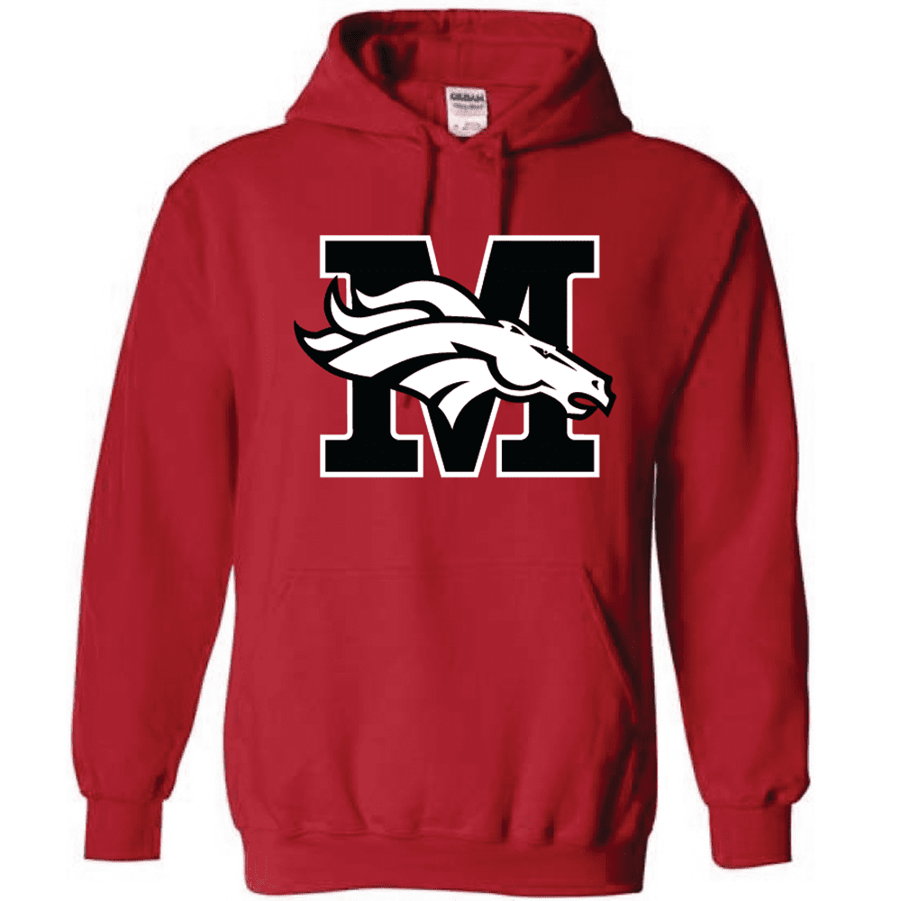 G185 Gildan Heavy Blend 8 oz., 50/50 Hooded Sweatshirt - Red