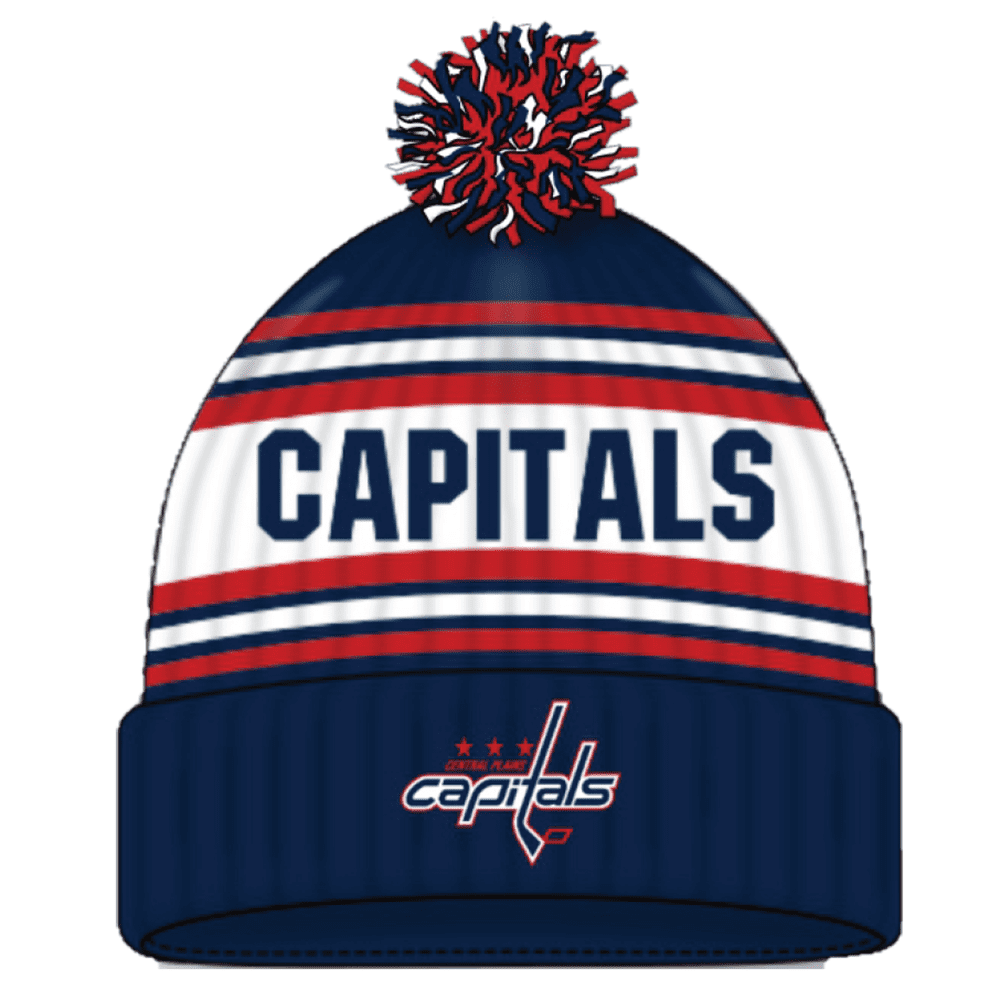 AT500-2421 Custom Knit Toque - Navy/White/Red