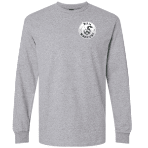 G240 Gildan Ultra Cotton Long Sleeve T-Shirt - Sport Grey