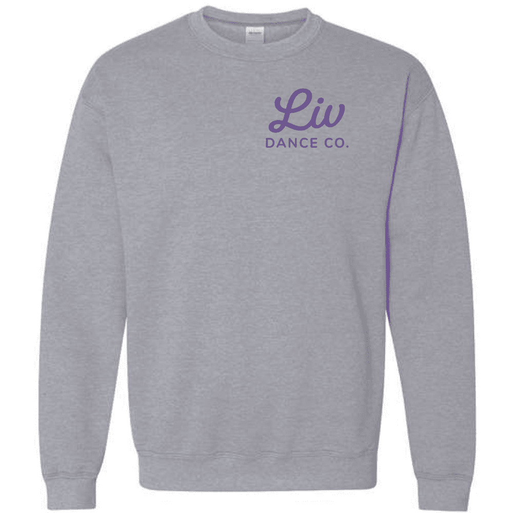 G180 Gildan Heavy Blend Fleece Crew Sweatshirt - Sport Grey