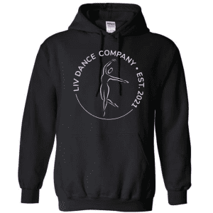 G185 Gildan Heavy Blend 8 oz., 50/50 Hooded Sweatshirt - Black