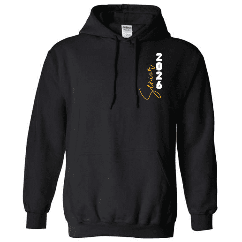G185 Gildan Heavy Blend 8 oz., 50/50 Hooded Sweatshirt - Black