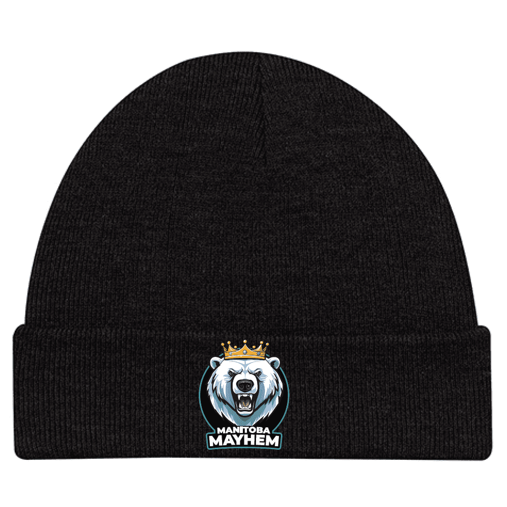 0530M Acrylic Roll Toque - Black