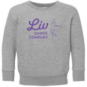 3317 Rabbit Skins Toddler Fleece Crewneck Sweatshirt - Heather