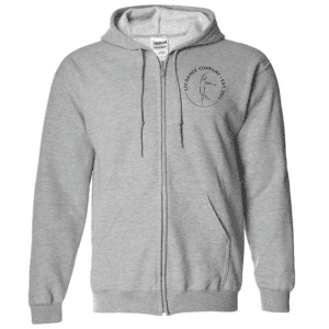 G186 Gildan Heavy Blend Full-Zip Hooded Sweatshirt - Sport Grey