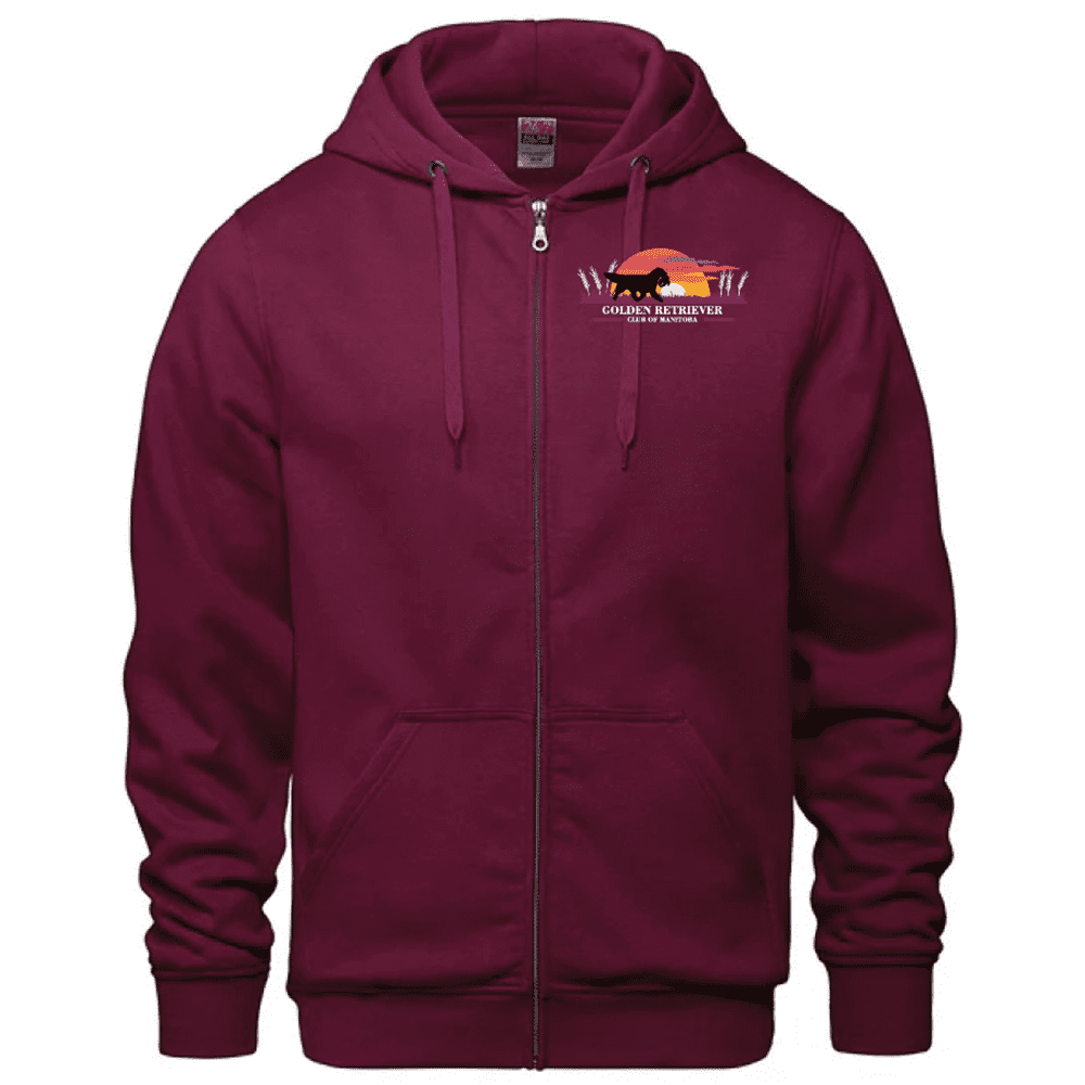 L00555 CSW 24/7 Surfer Full-Zip Hooded Sweatshirt - Maroon