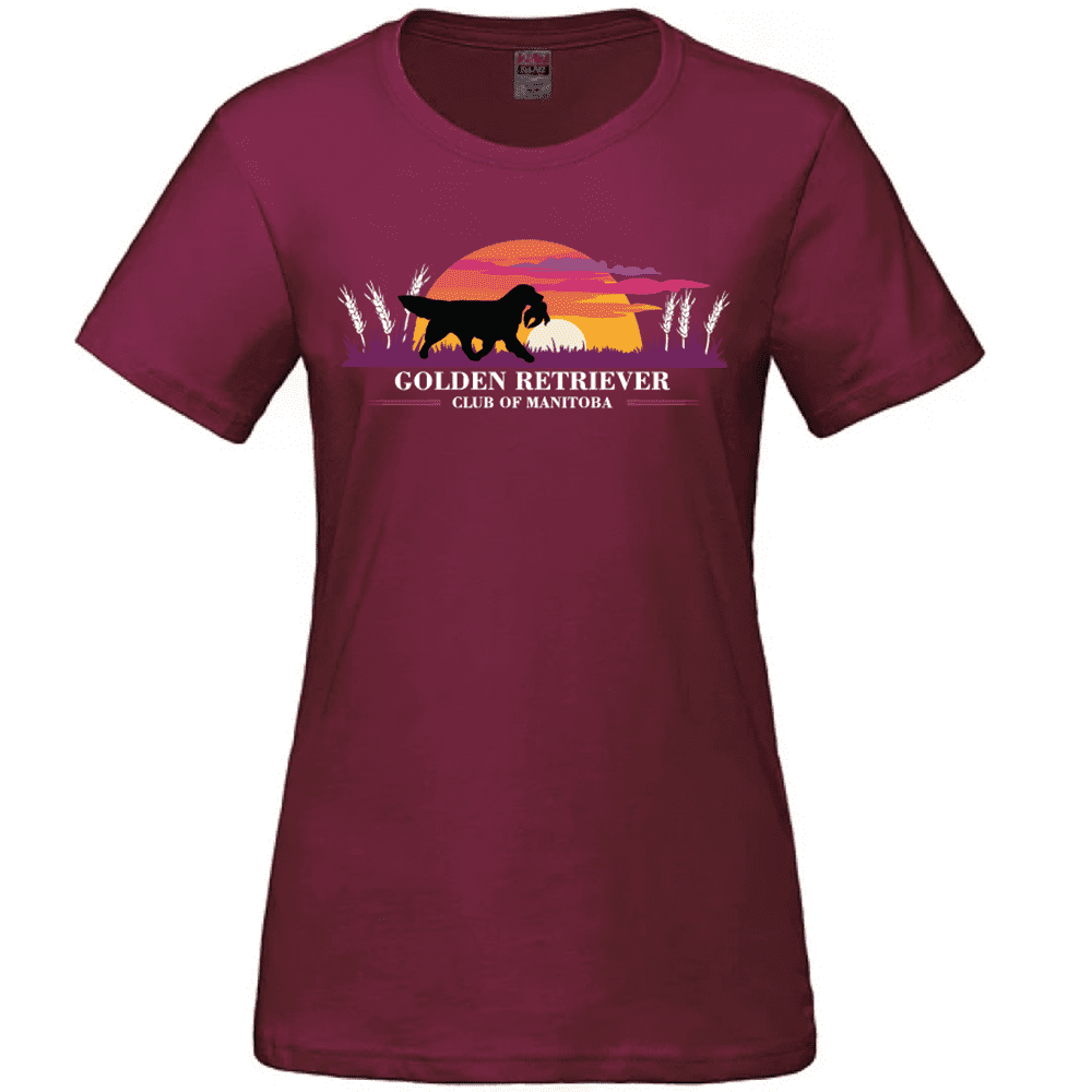 S05611 CSW 24/7 Parkour Ladies' Ring Spun Combed Cotton Crewneck T-Shirt - Maroon