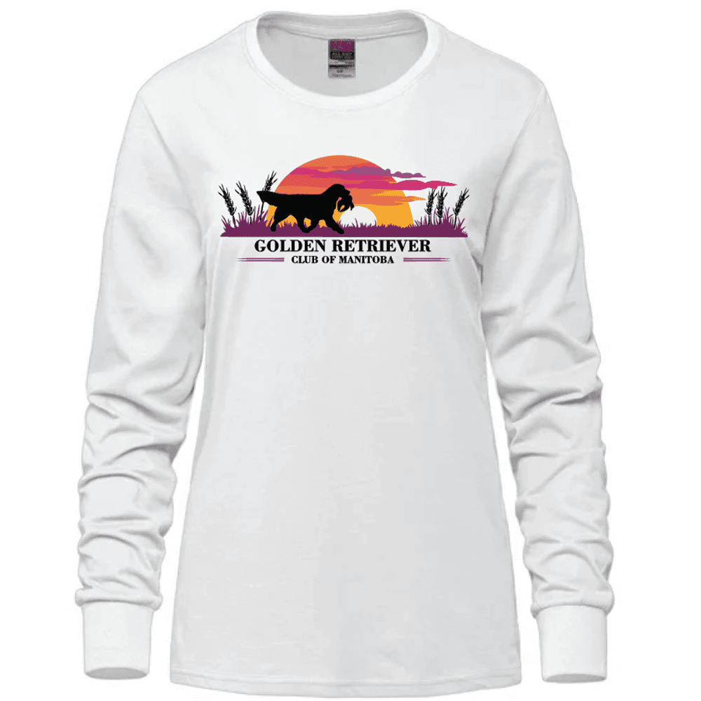 S05616 CSW 24/7 Breeze Ladies' Ring Spun Combed Cotton Crewneck Long Sleeve Shirt - White