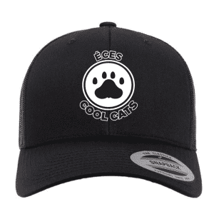 6606 Yupoong Adult Retro Trucker Cap - Black